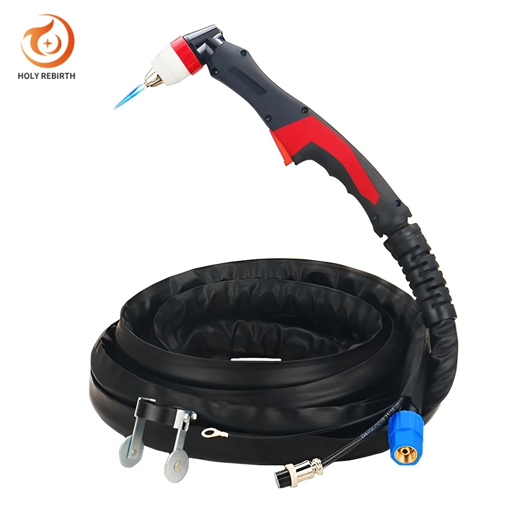 

P80 Plasma Cutting Torch LGK80/100 Plasma Cutter Plasma Welding Torch Gas-Cooled Cutting Torch With Fireproof Leather Cover
