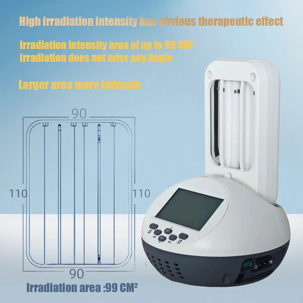 

311nm Uvb Phototherapy Narrowband Ultraviolet Device To Treat Vitiligo Medical Light Source Therpay Psoriasis Skin Disease Lamp