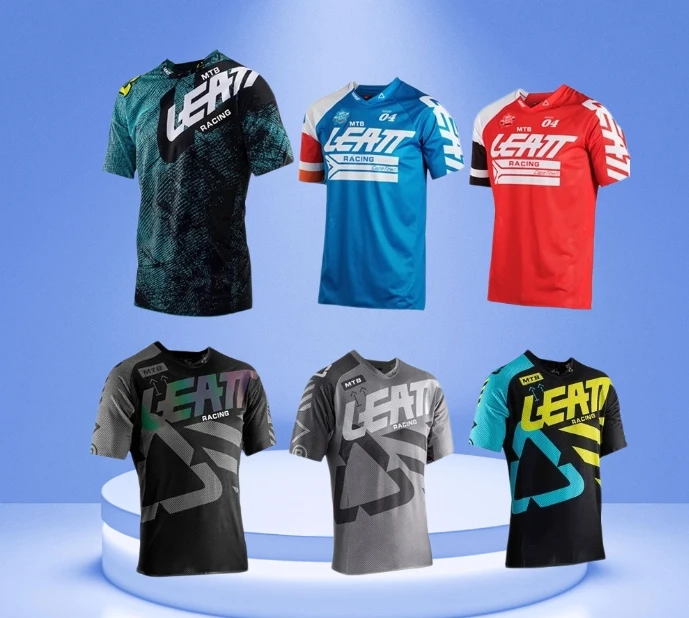 

2024 Men's Cycling Training Clothing Sportswear Mountain Bike 3D Digital Printed T-shirt Youth Outdoor Sports Top Breathable