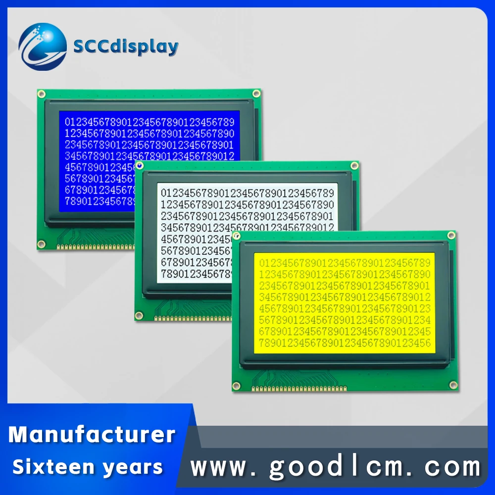 Industrial equipment 240128 LCM display module JXD240128F Stable 240X128 Dot matrix LCD screen With Chinese character library
