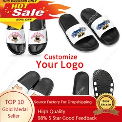 2022 Customize Photo Slippers Women Slippers Personalized Slide Shoes Custom With Logo Women Summer Slippers Indoor Eva Shoes