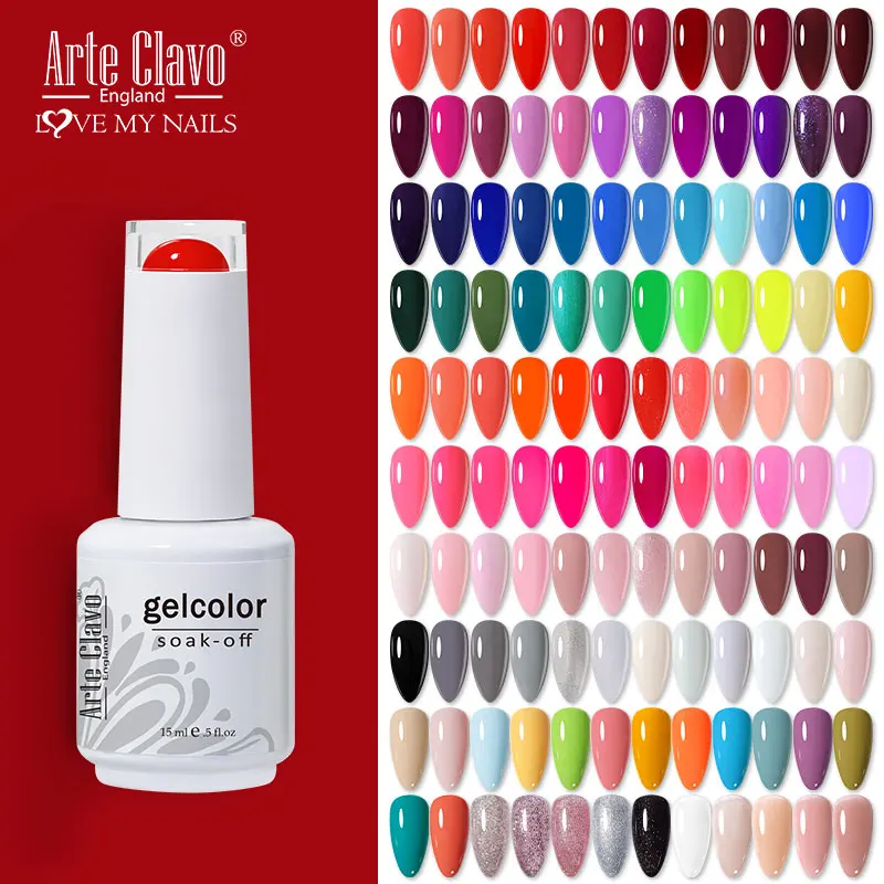 Arte Clavo-esmalte de uñas de Gel a la moda, copos de lentejuelas semipermanentes, brillantes, UV LED, diseño artístico de uñas, geles, barniz, laca, 15ml