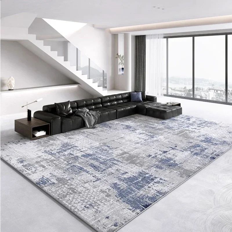 Carpet for Living Room Light Luxury Art Fluffy Plush Bedroom Bedside Rug Large Area Simple Soft Coffee Floor Mat Alfombra 양탄자