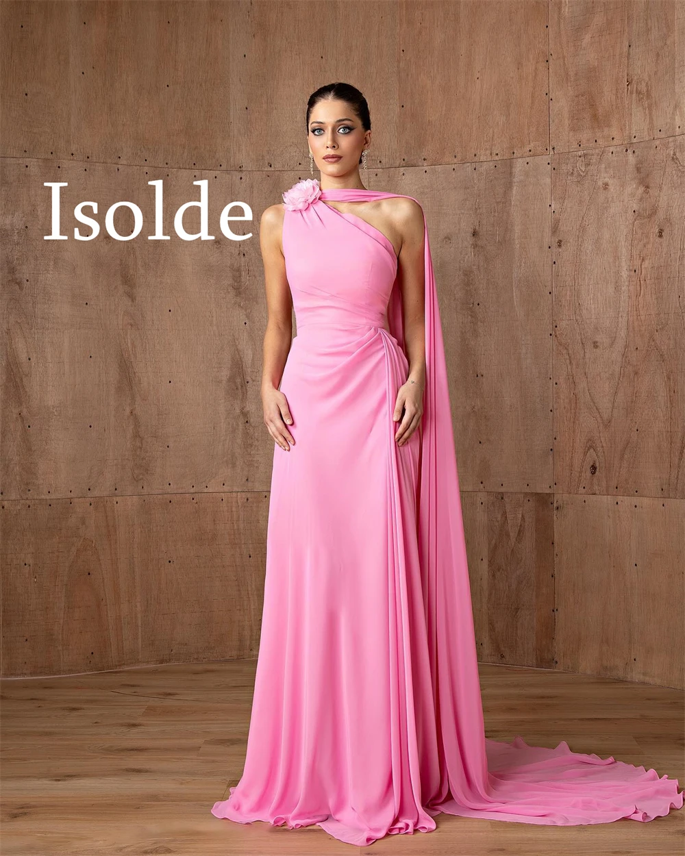 

Романтические шифоновые вечерние платья по индивидуальному заказу. Изысканные платья на одно плечо с цветами. Платья для выпускного вечера. Роскошные платья для особых случаев.