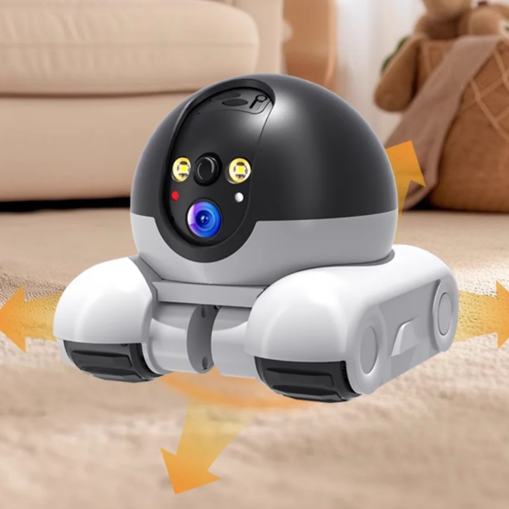 Telecamera HD 1080P con tracciamento automatico per animali domestici Monitor Smart Home Robot Telecamere WIFI Telecamera PTZ IP Protezione di sicurezza Sorveglianza