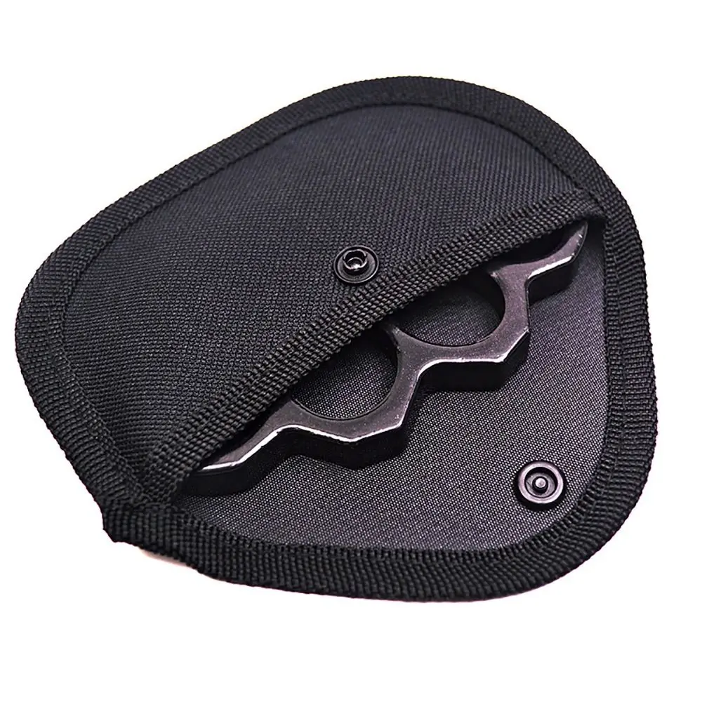 1Pcs New Lining Fist Ring Finger Tiger Bag Shockproof Only Bag Iron Four-finger Cloth Cover Unisex Soft Hanging Buckle Bag