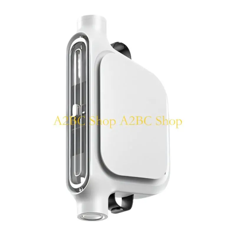A2BC Comfortable Auto Headrest Attached Fan With 3 Stage Air Adjustment And 3000mAh Rechargeable Battery For Year Round Use