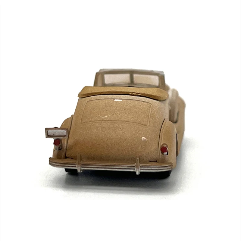 Modelo de coche Convertible de aleación fundida a presión, modelo de coche Vintage, edición especial, colección de juguetes para adultos, exhibición estática, adorno de recuerdo, 1:120