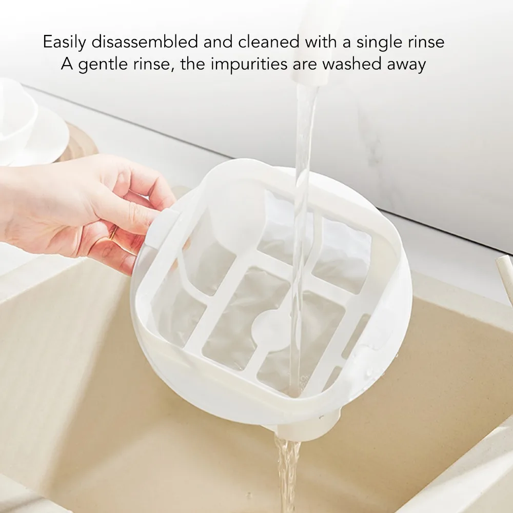 PP PS Stainless Steel Nylon Greek Yogurt Strainer Detachable Spring-Assisted Yogurt Maker Filter Extra Large Capacity