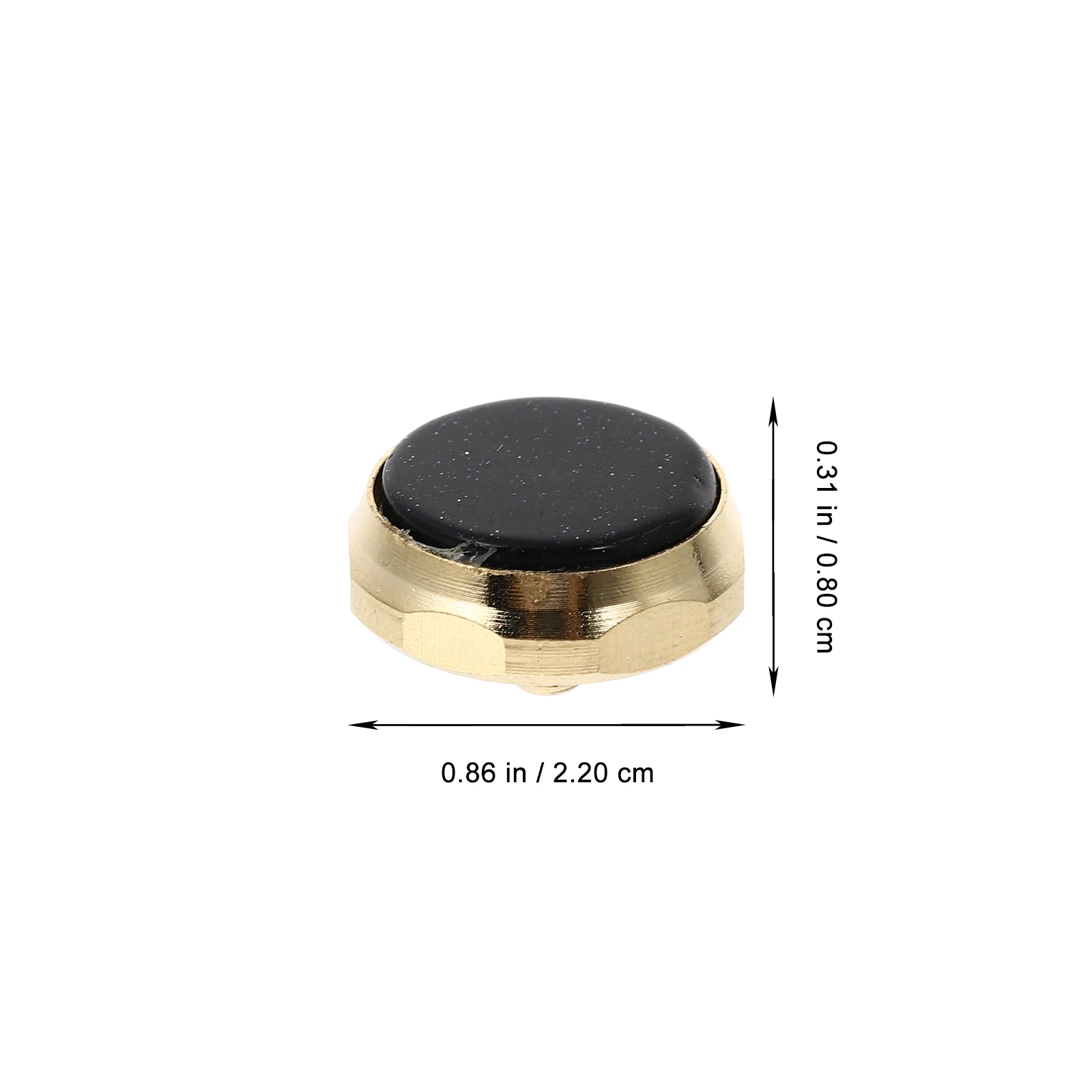 

Copper Trumpet Button Buckles Piston Button Snaps Press Covers Durable Musical Instrument Accessories Gold Plated For