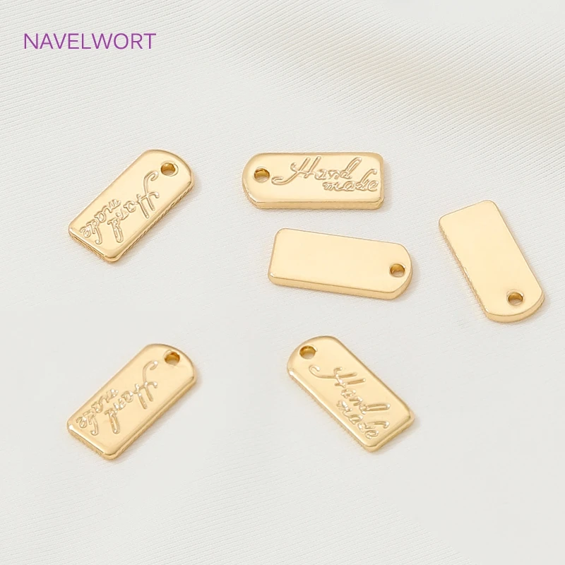 KC Gold Color Small Extension Chain Tag Charms For Jewelry Making,Charms For Jewelry,DIY Bracelet Necklace Making Accessories view 4