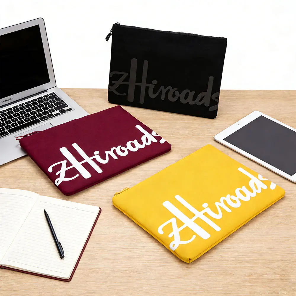 Brand Cotton Laptop Sleeve Case Pouch - Breathable Computer Bag Portable And Protective Cover for Tablet Case