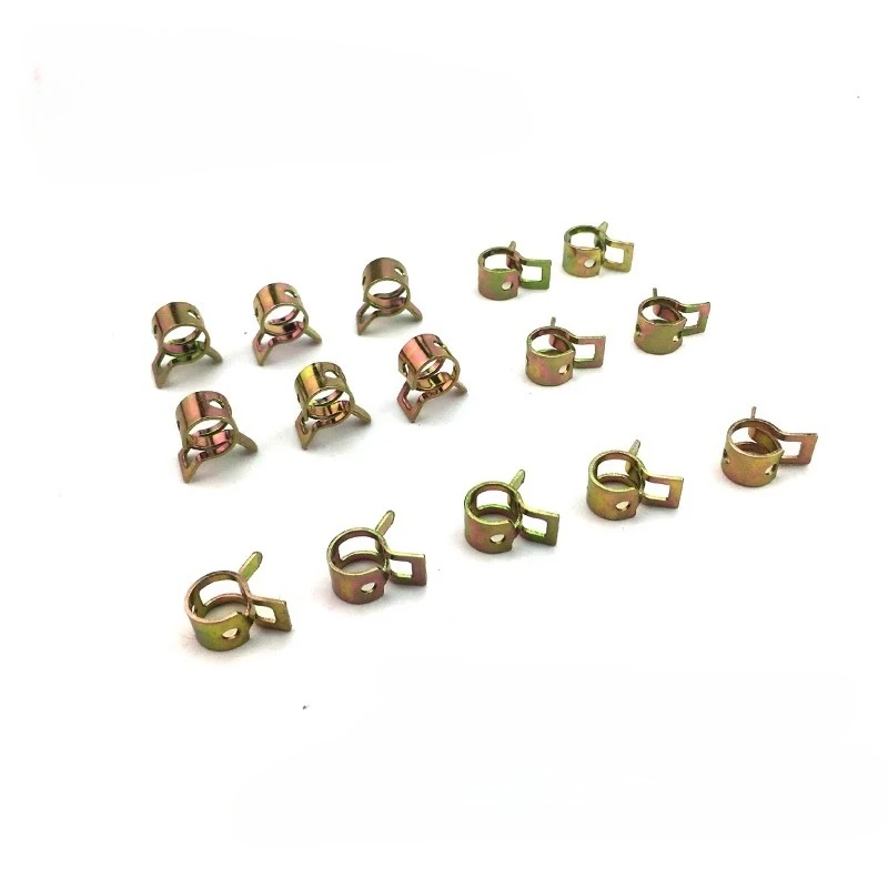 

Oil Return Pipe Clamp, Oil Pipe Clamp, 6mm Inner Diameter Leak Proof Hose Clamp, Spring Type Buckle for Bosch 110