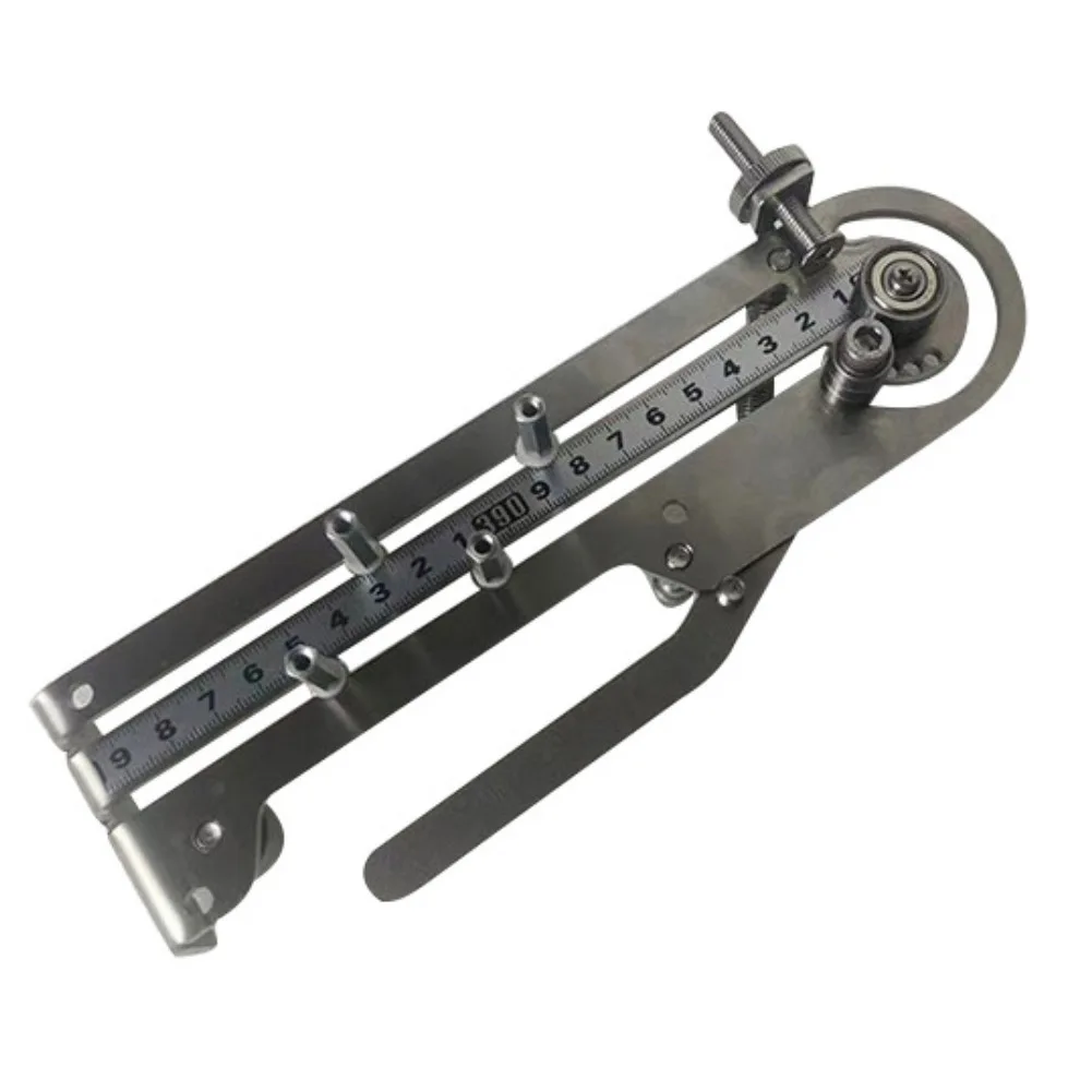 Adjustable Wire Bending Tool with Fixed 6mm Center Shaft and Removable 19mm Guide Wheel for Multi-Size Wire Handling