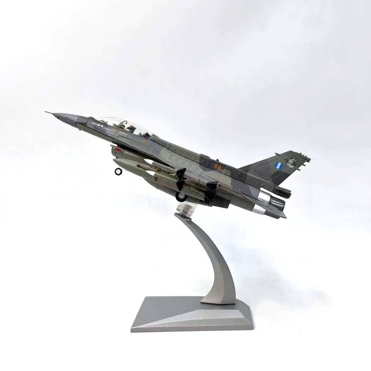1/72 Scale Alloy F-16D Fighter Jet Desktop Display Model, Greece Air Force Aircraft Static Simulation Collectible