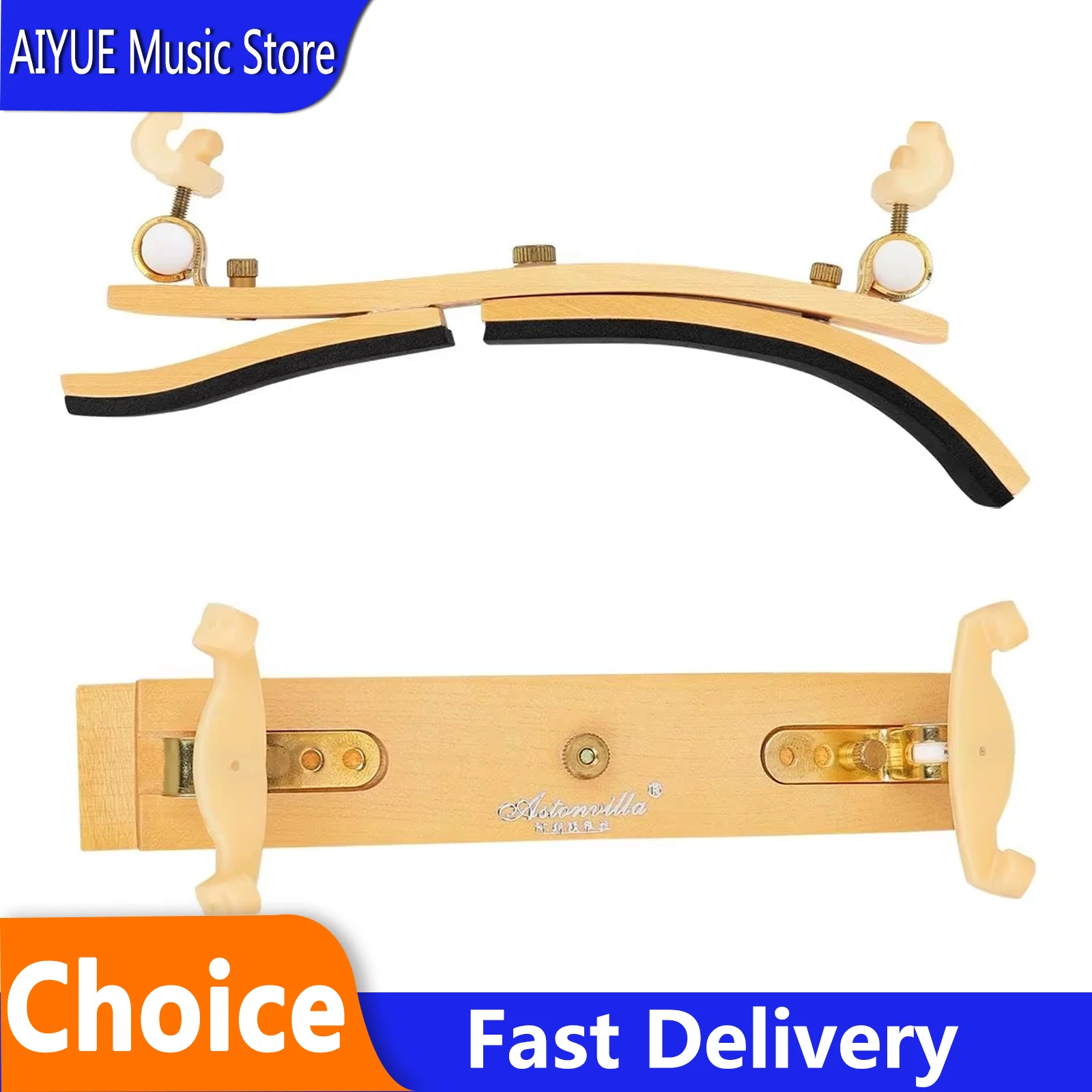 

Подставка для скрипки Astonvilla AS-02, регулируемая, для скрипок 3/4 и 4/4, подбородник, аксессуары и запчасти для струнных инструментов