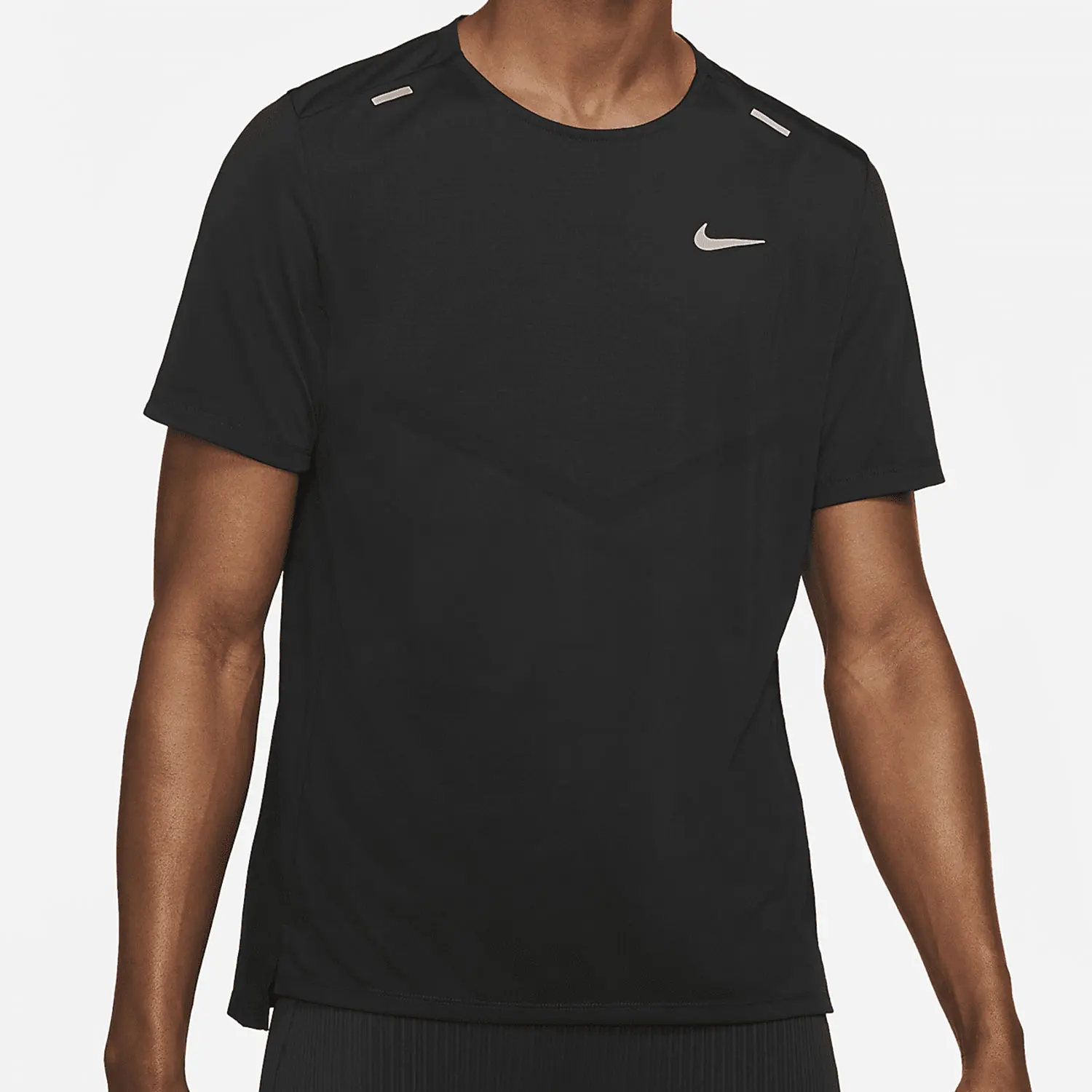 Nike Camiseta oficial para correr de manga corta Dri-FIT Rise 365 para hombre CZ9185-013