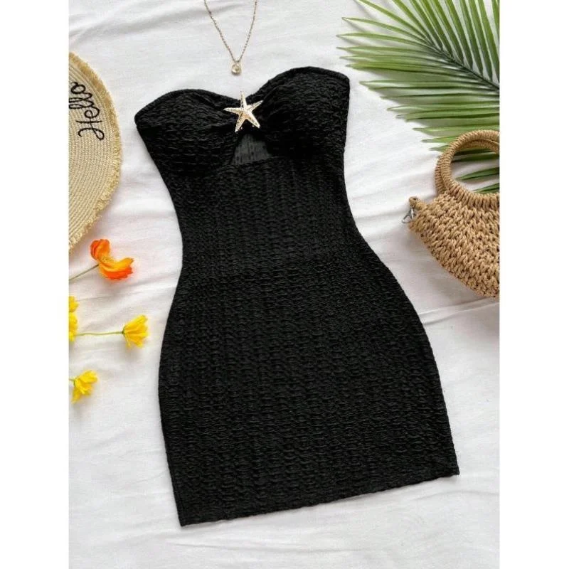 

White Knitted Texture Bal Deep V Folded New Model W 9923 Casual Sportswear Set for Men Seven Sve Length Autumn Season