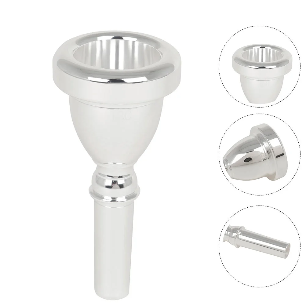 Trumpet Holder Mouthpiece Instruments Brass Tuba Part Alto Saxophone Lacquer Silver Replacement