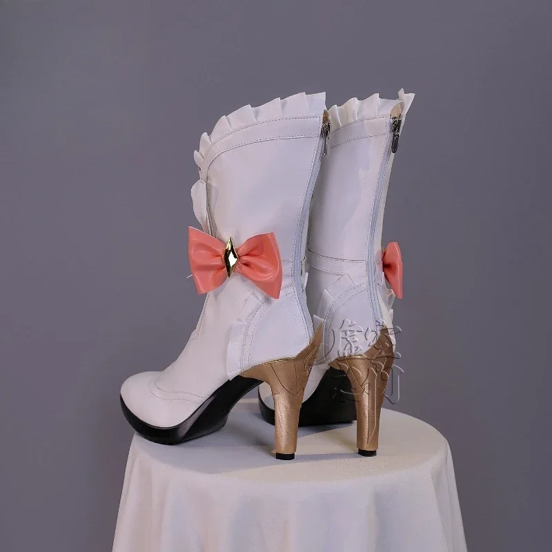 เก็นชิน อิมแพ็ค นิโคล รีอิน คอสเพลย์รองเท้าเครื่องแต่งกายอุปกรณ์เสริมอุปกรณ์ประกอบฉากอะนิเมะเกมฮาโลวีนสำหรับผู้หญิงรองเท้า