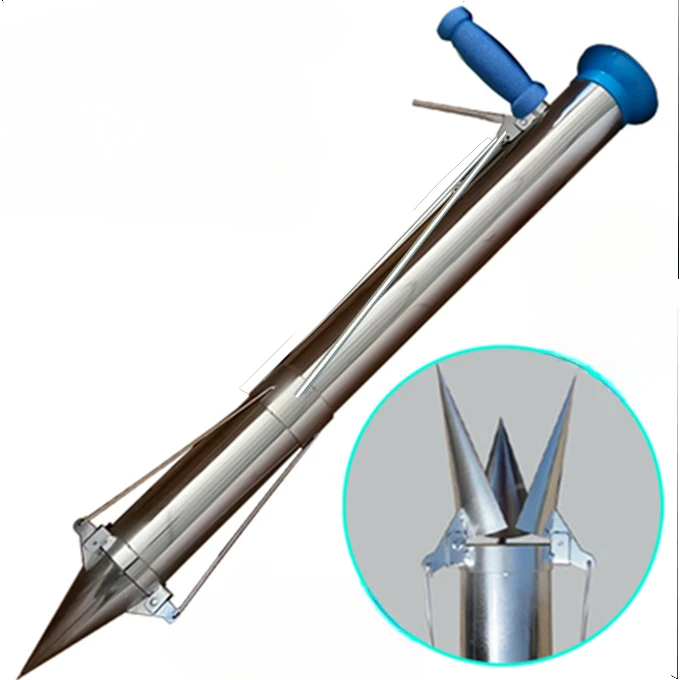 

New Rapid Seeder Stainless Steel Hand Planter Seedling Transplanting Device Seeder for Vegetable Planting Garden Manual