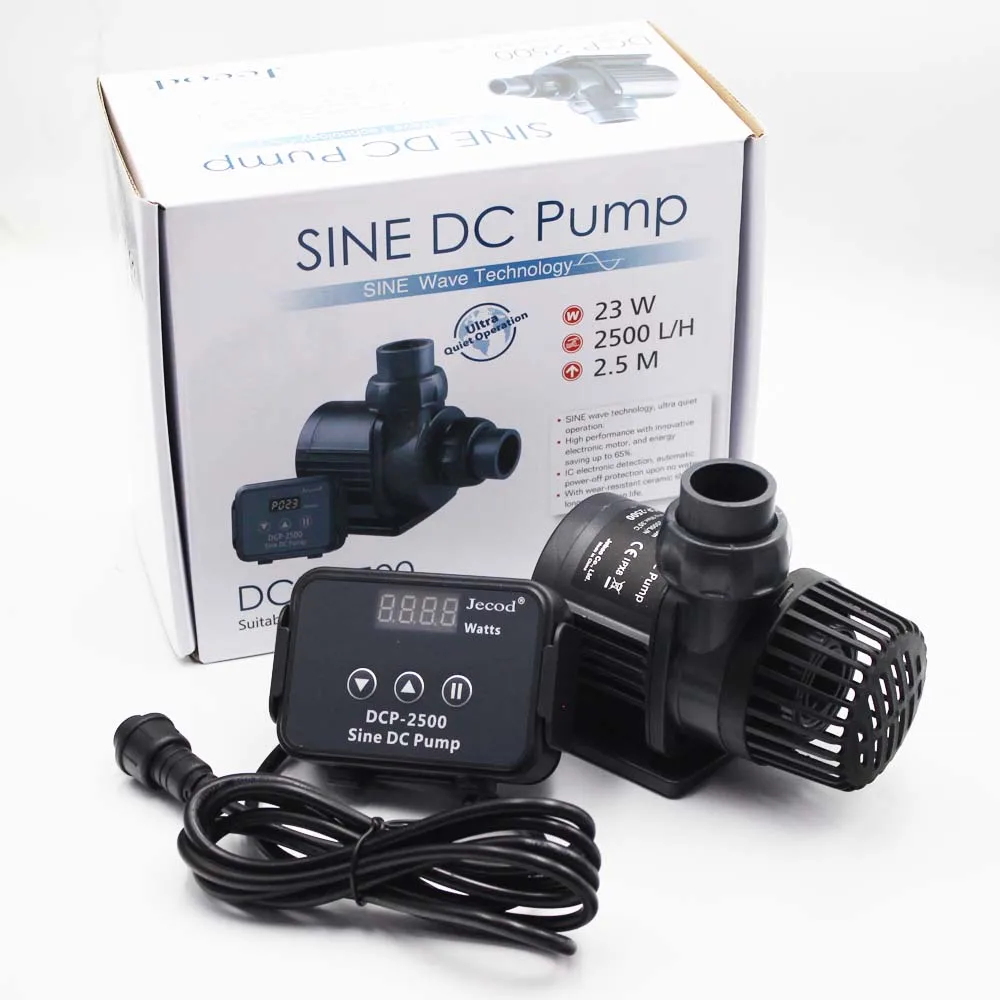 الذكية تيار مستمر مضخة DCP-2500/3500 Jecod تحكم سلسلة الجيبية البلاستيك مضخة غاطسة خزان الأسماك حوض السمك الصامت 220 فولت مياه البحر #6