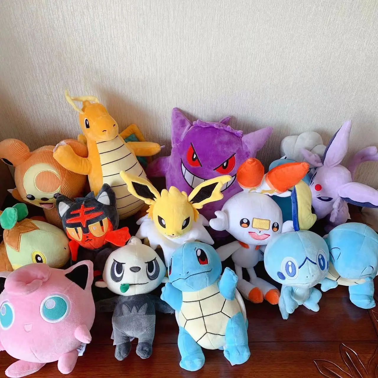 5PCs Randomly Send Original Pokemon 8 Inch Plush Toy Factory Leftover Stock Children's Boy Birthday Gift Collection Genuine Doll