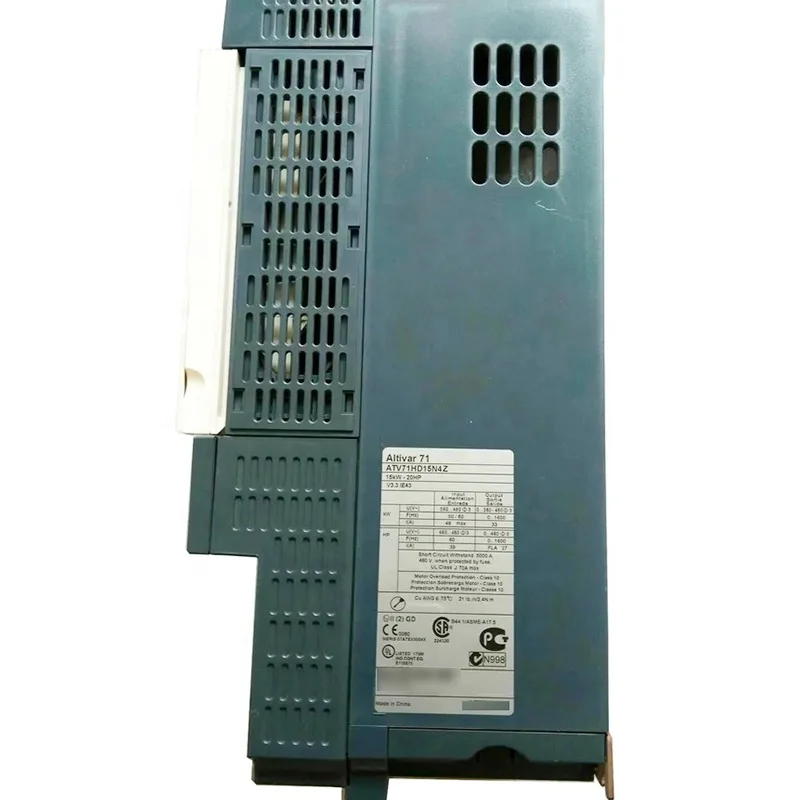 New and Original ATV71HD15N4Z Variable Speed Drive ATV71 15kW 20 380 to 480V 60.2dB EMC Filter Without Graphic Terminal
