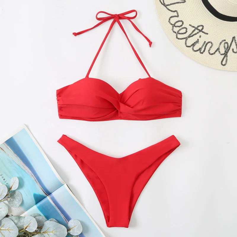 Sexy Bikini With Push Up Women Swimwear 2024 Female Swimsuit Girl Bikinis Set Swimming Bathing Suit For Beach Wear Pool Summer