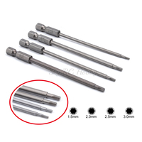 4Pcs/set Hex Screwdriver Bits 1/4\