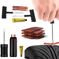 Tire Repair Tool Kit Universal Patch Strip Adhesive Suitable For Car Bicycle Truck And Motorcycle Tires Motorcycle Repair Tools