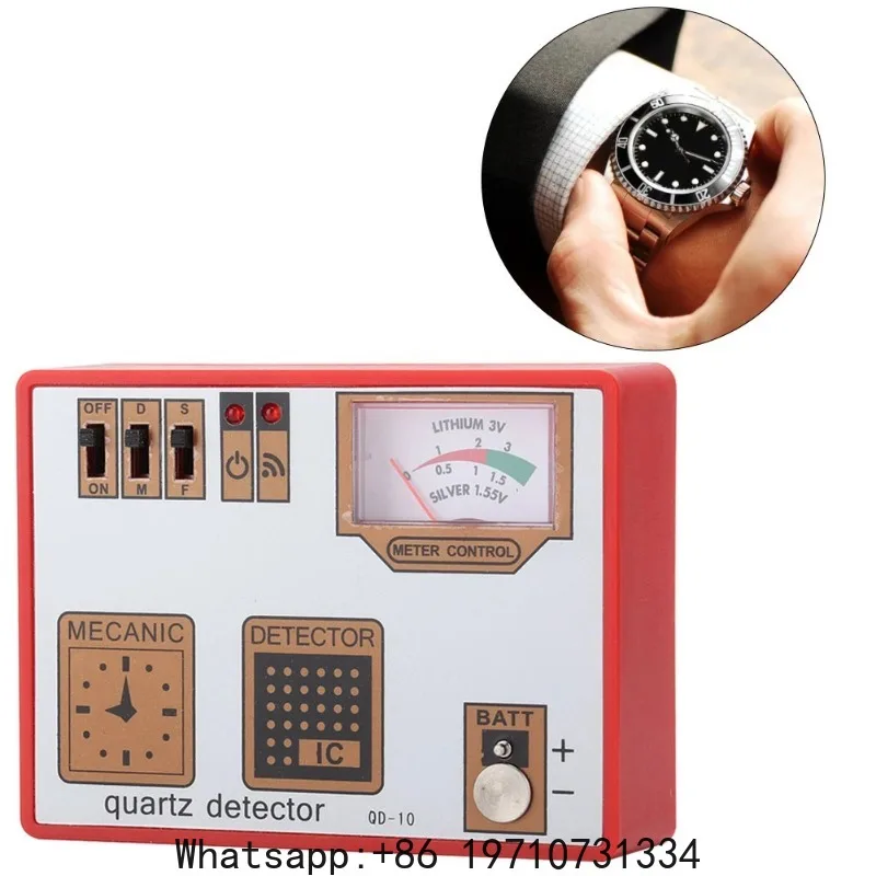 Generic Demagnetizer & Tester – Watch Repair Tool for Mechanical/Quartz Movement & Button Cell Battery
