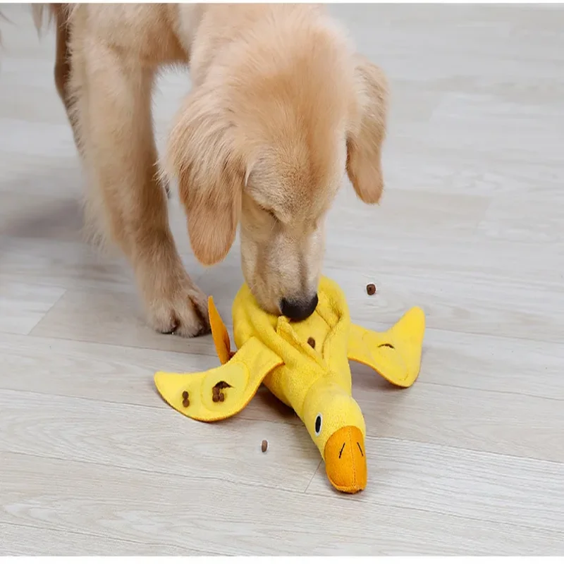 Quacky Delight Snack Dispenser - Squeak Toys for Puppy Training, Interactive Play, Mental Stimulation - Durable, Easy-to-Clean
