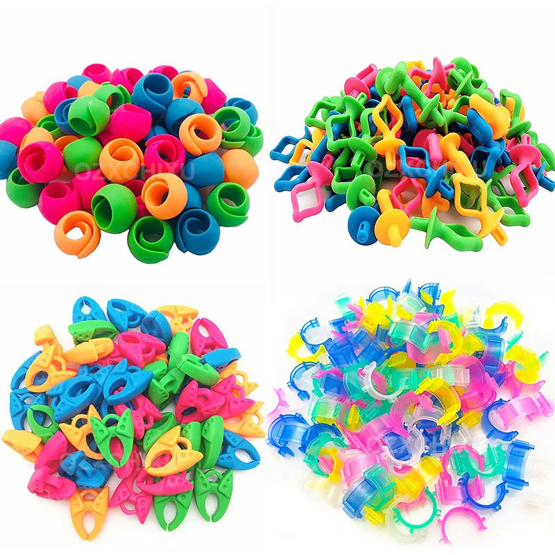 48pcs Thread Spool Huggers Bobbin Clamps Holders Keep Thread Spools From Unwinding Peels sewing accessories sewing tools