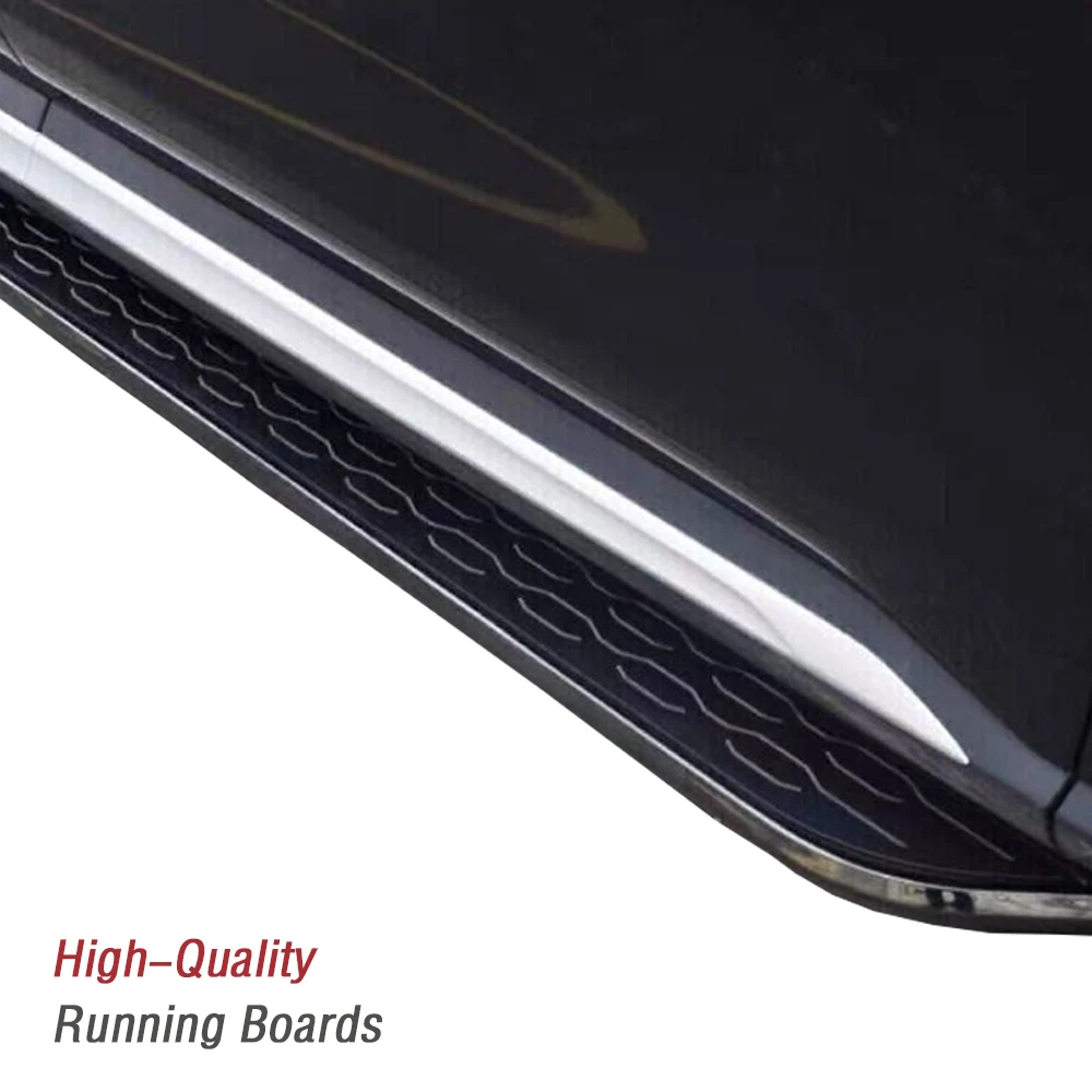 Barras de paso de aluminio para Land Rover Range Rover L460 2023-2025 SWB (palancas de pie Pedal de paso lateral sin accesorios de perforación