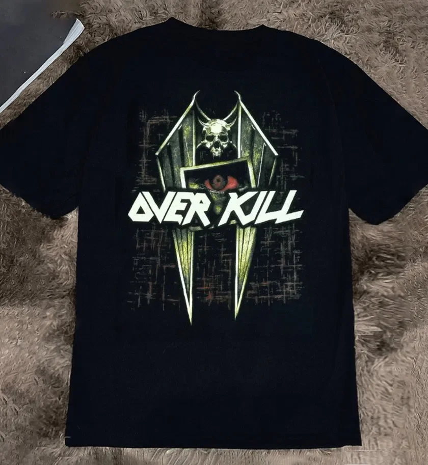 Overkill Band Concert Tour Unisex black T-Shirt All Size PP1052