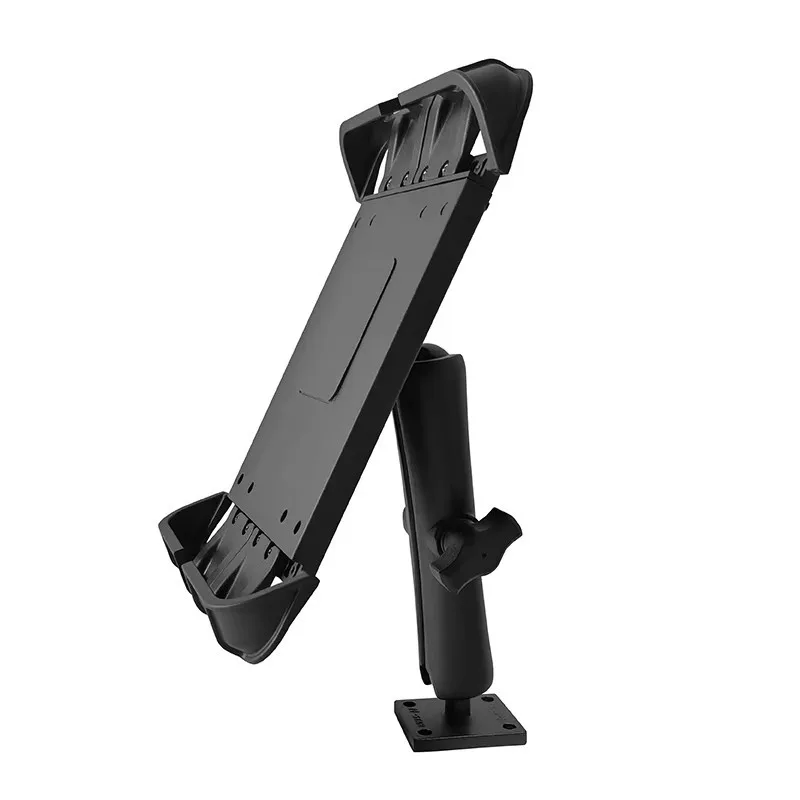 정사각형 볼 마운트와 알루미늄 소켓 암 플레이트 어댑터가 있는 태블릿 홀더 (램 마운트용 8-11인치 태블릿 홀더)