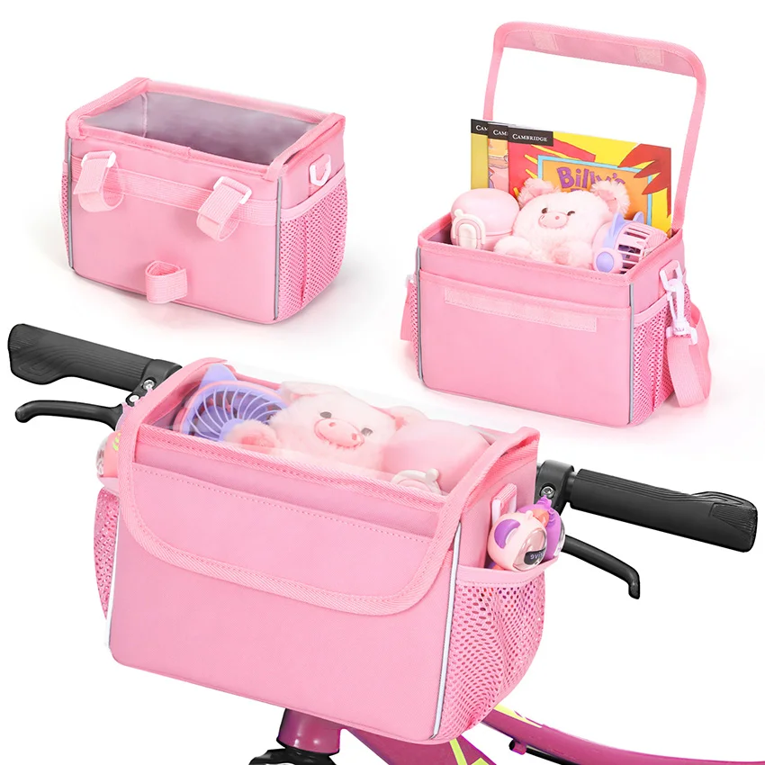 

1 шт. Милая детская подвесная сумка для велосипеда, портативная уличная сумка на руль, сумка на переднее колесо для беговела