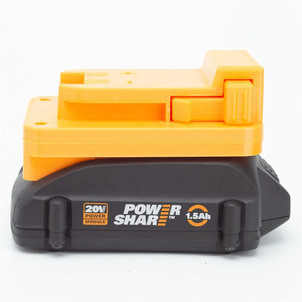 Battery Converter Adapter  for Worx 6PIN 20V Li-ion Convert to Milwaukee 18v Power Too Adapter l (without battery and tools)