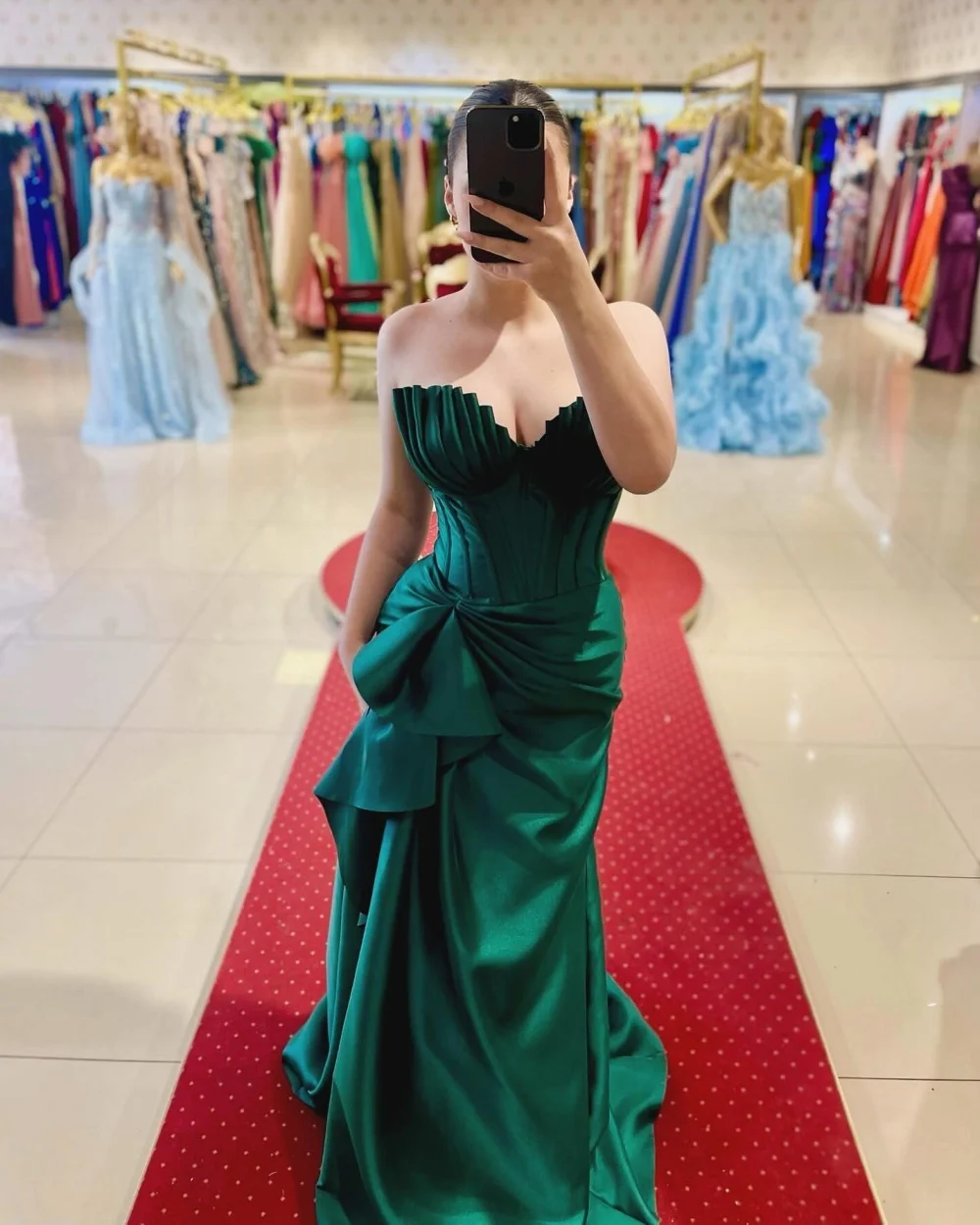 

Modern Style Mermaid Sweetheart Long Dresses Prom Dresses Pastrol Unisex Chinese Style Formal Casual Simple Retro Fashion