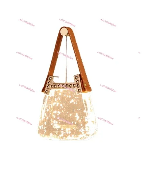 Tote Bag Bag Shape Crystal Bedside Chandelier Small Entrance Bar Counter Bedroom Chandelier Atmosphere