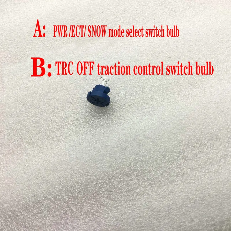 Apply to   is SC GS,  PWR ECT SNOW mode select switch bulb  One price