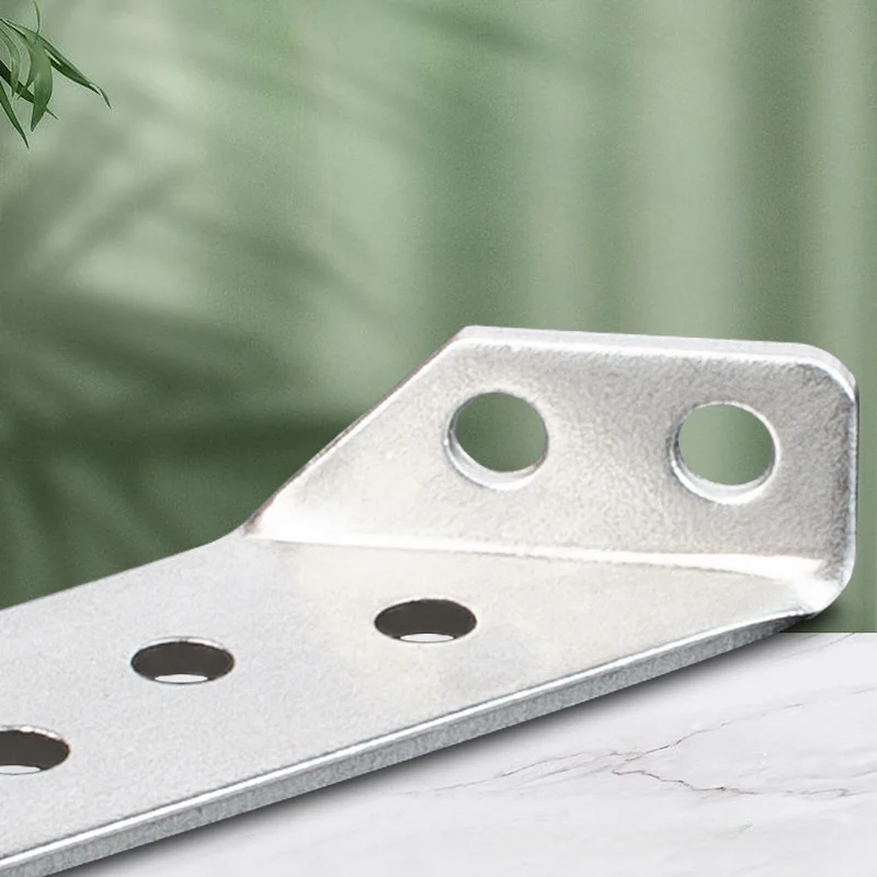 Heavy duty stainless steel angle brackets - multifunctional, three sided support cabinets and metal frame brackets for cabinets