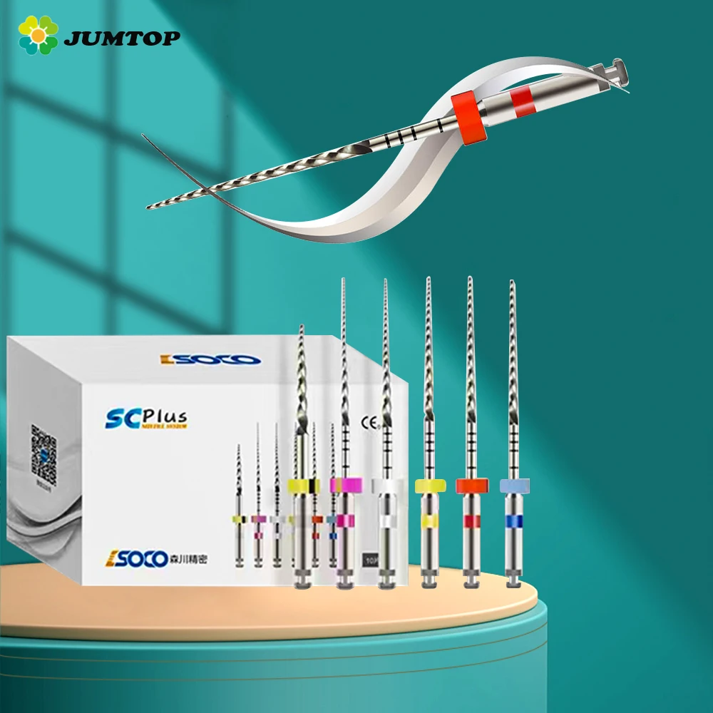 Dental Endo File Coxo SOCO SC Plus Root Canal Taper Endodontic File Heat Activated Rotary File Flexible Dentist Instrument