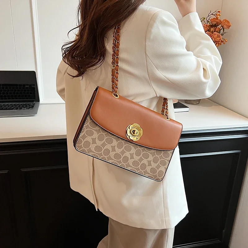 Ladies Shoulder Crossbody Bags PU Leather Women Underarm Bags Solid Color Small Top-handle Bags Purse Female Daily Handbags