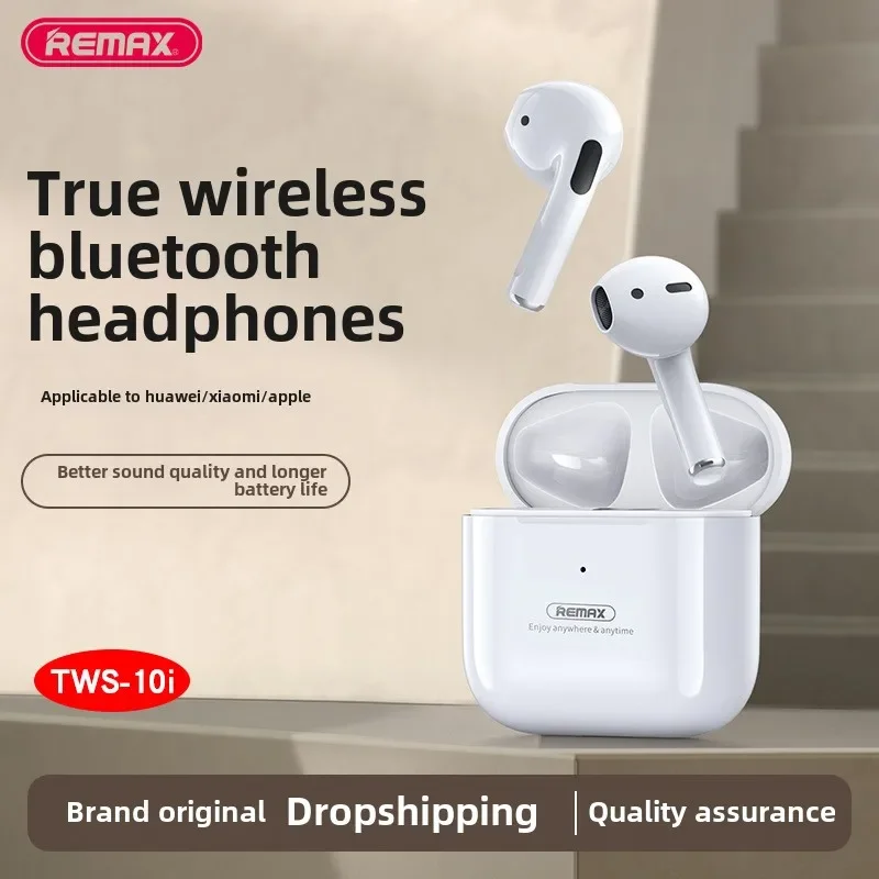 

REMAX popular new Bluetooth headset in-ear TWS-10i wireless enhanced version