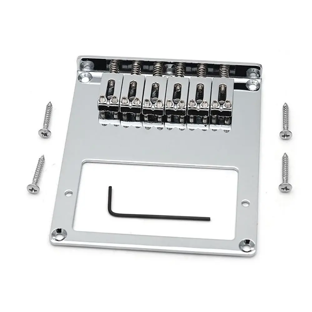 String Spacing 10.5mm Electirc Guitar Bridge With Screws With Wrench Humbucker Bridge Guitar Parts 6-Strings Guitar Bridge