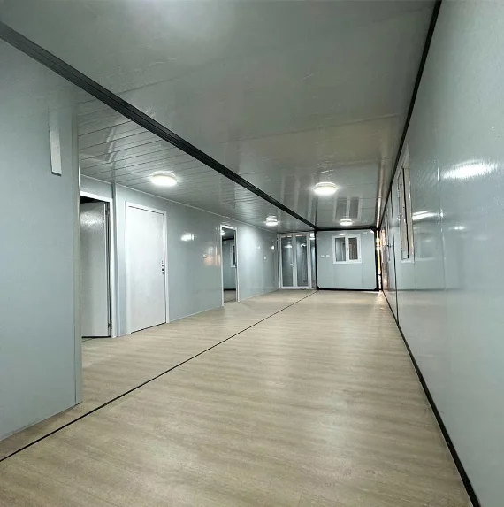 China Easy Assemble Movable Prefab Homes Luxury Office Foldable Container House Tiny House Flat Pack House For Living