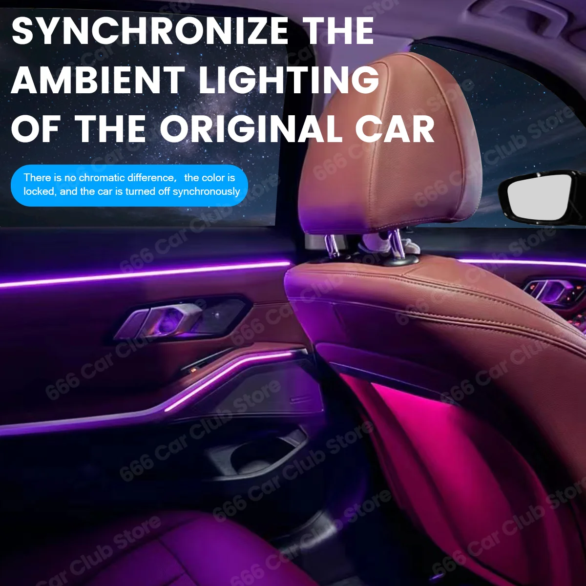 11 Colour Door Decorative Light For BMW G20 G21 G22 G26 G80 G82 M3 M4 New 2/3/4 Series Indoor Ambient Light Modification Accesso