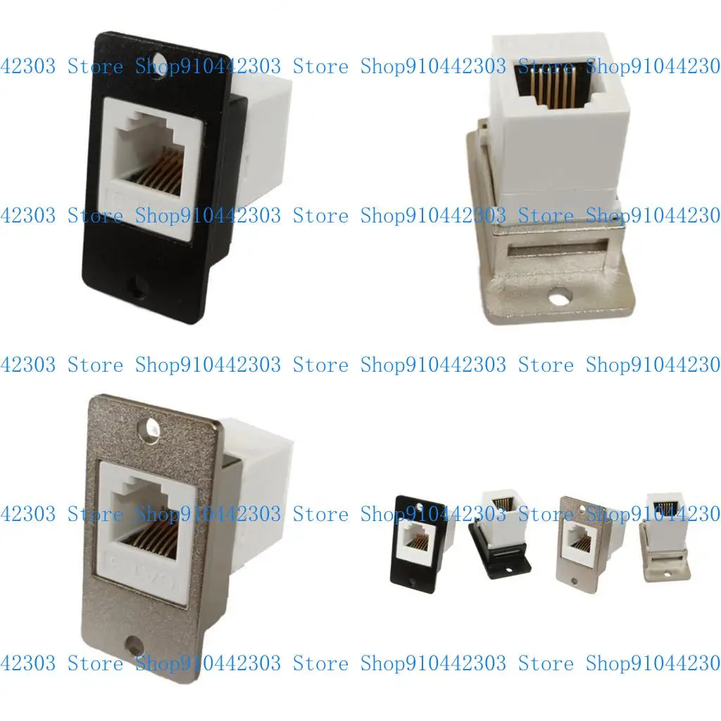 L4MD RJ12 6P6C CAT3 Surfaces Mount Jacks For Equipment Cabinets Desktop Installation And Communication Panel